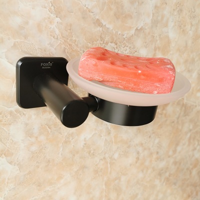 Đĩa xà phòng sơn tĩnh điện màu đen FX-6805D