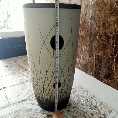 Chậu rửa mặt lavabo chân đứng ban công, ngoài trời