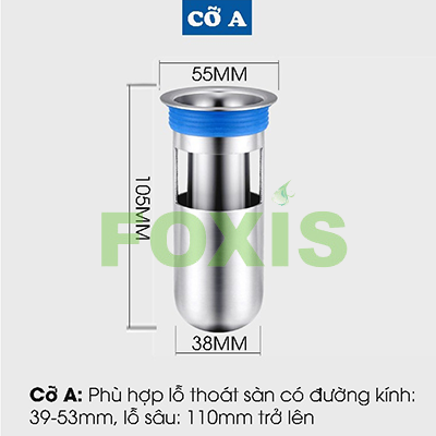 Lõi ngăn mùi thoát sàn Inox 304 ngăn mùi, chống hôi tốt nhất hiện nay