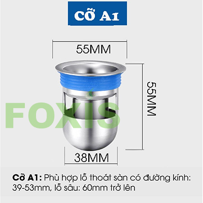 Lõi ngăn mùi thoát sàn Inox 304 ngăn mùi, chống hôi tốt nhất hiện nay