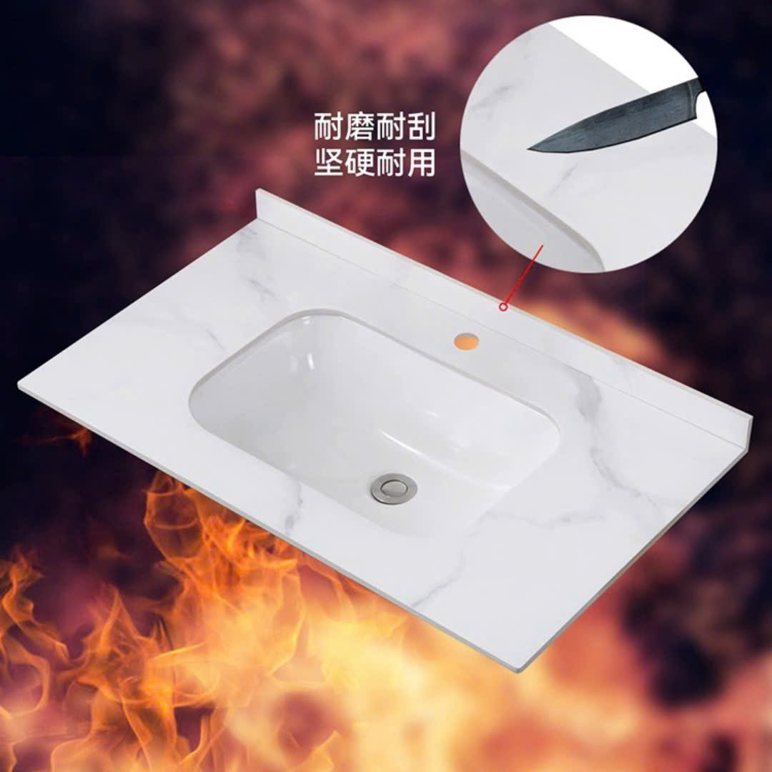 Thanh lý bàn đá kèm chậu lavabo âm bàn