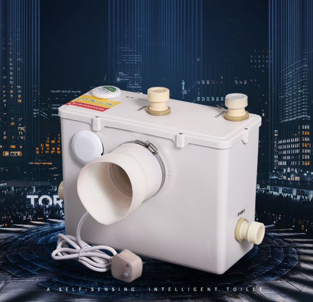 Máy bơm nghiền đẩy chất thải bồn cầu- Máy xử lý chất thải bồn cầu -Máy bơm xả thải