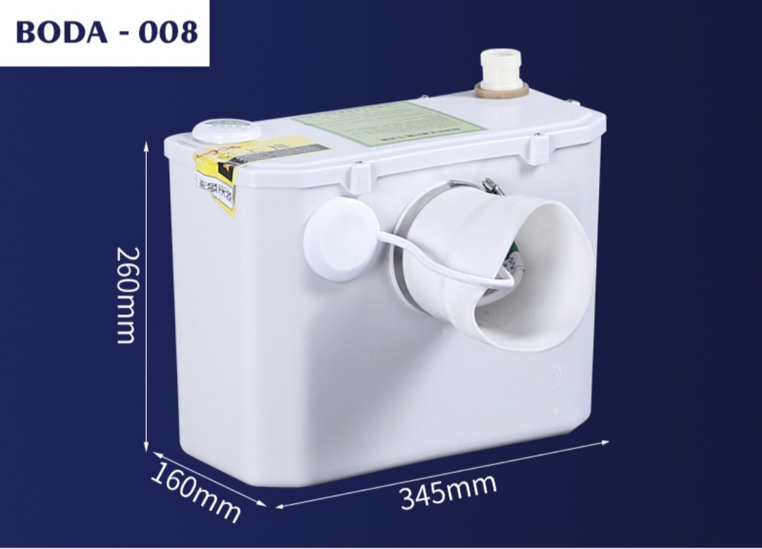 Máy bơm nghiền đẩy chất thải bồn cầu- Máy xử lý chất thải bồn cầu -Máy bơm xả thải