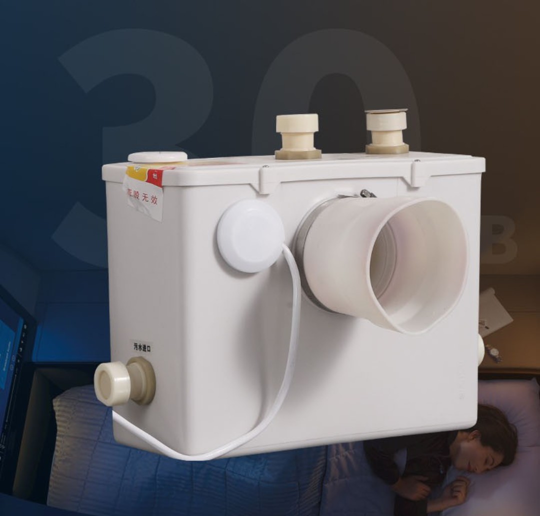 Máy bơm nghiền đẩy chất thải bồn cầu- Máy xử lý chất thải bồn cầu -Máy bơm xả thải