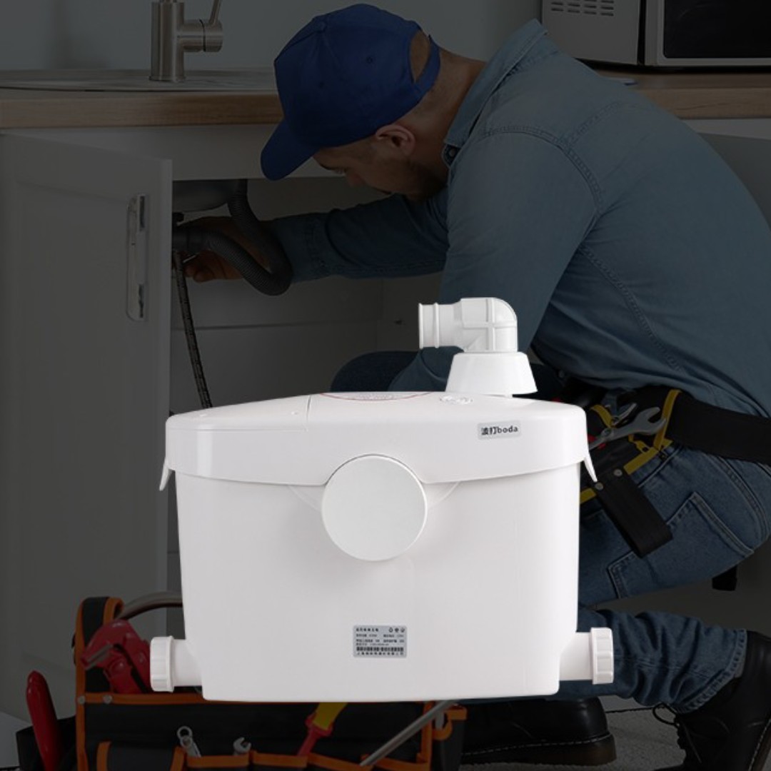 Máy bơm nghiền đẩy chất thải bồn cầu, máy xử lý thải bồn cầu loại đa năng