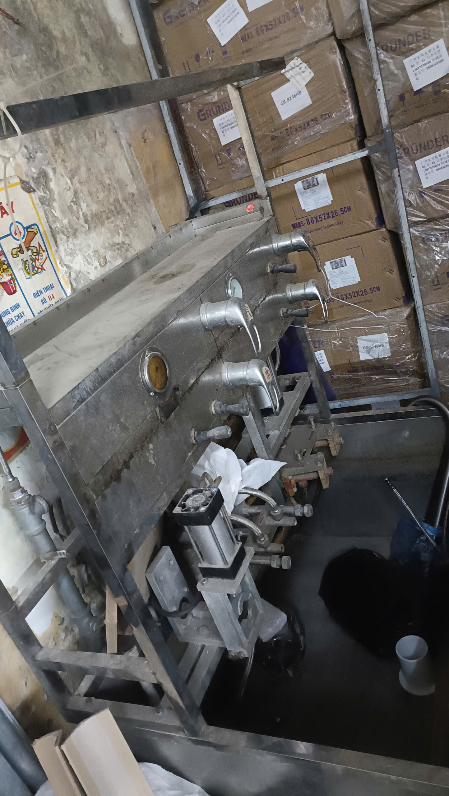 THANH LÝ MÁY THỬ NƯỚC SEN VÒI