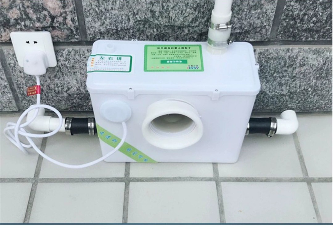 Máy bơm nghiền đẩy chất thải bồn cầu- Máy xử lý chất thải bồn cầu -Máy bơm xả thải