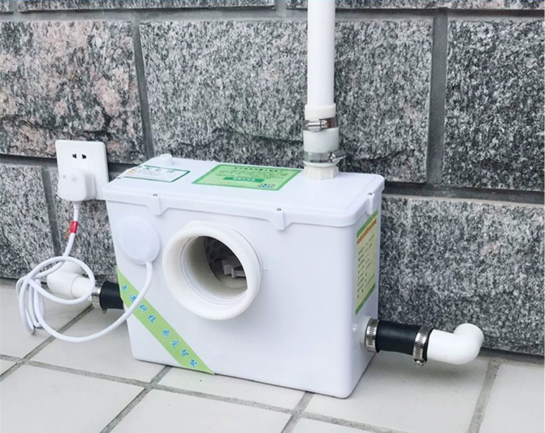 Máy bơm nghiền đẩy chất thải bồn cầu- Máy xử lý chất thải bồn cầu -Máy bơm xả thải