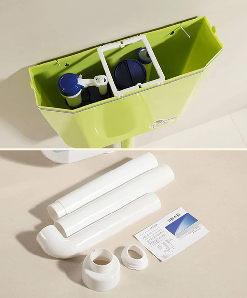 Xí xổm trẻ em màu cam