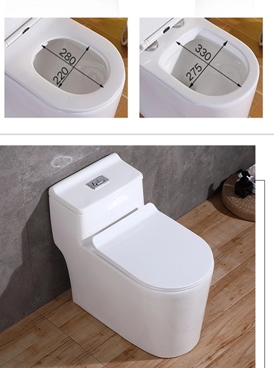 Bồn cầu liền khối men nano kháng khuẩn MN-1216