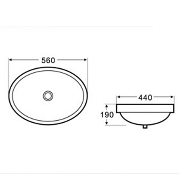Chậu rửa mặt lavabo MN-C3904