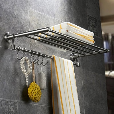 Vắt khăn giàn inox 304 thông minh gập xoay 90 độ MN-81002