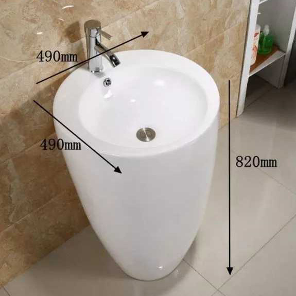 Chậu lavabo chân đứng MN-B550
