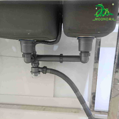 Xi phông ống thoát nước chậu rửa bát to chống tắc nghẽn, ngăn mùi hôi