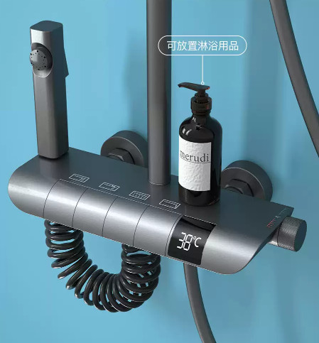Sen cây điều chỉnh nhiệt độ màu ghi xám cao cấp GRÜNDER GR-SN952K
