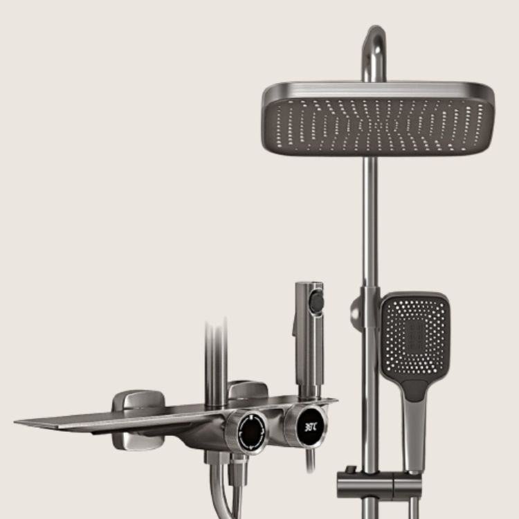 Sen cây ổn định hiển thị nhiệt độ màu ghi xám cao cấp GRÜNDER GR-SN962K