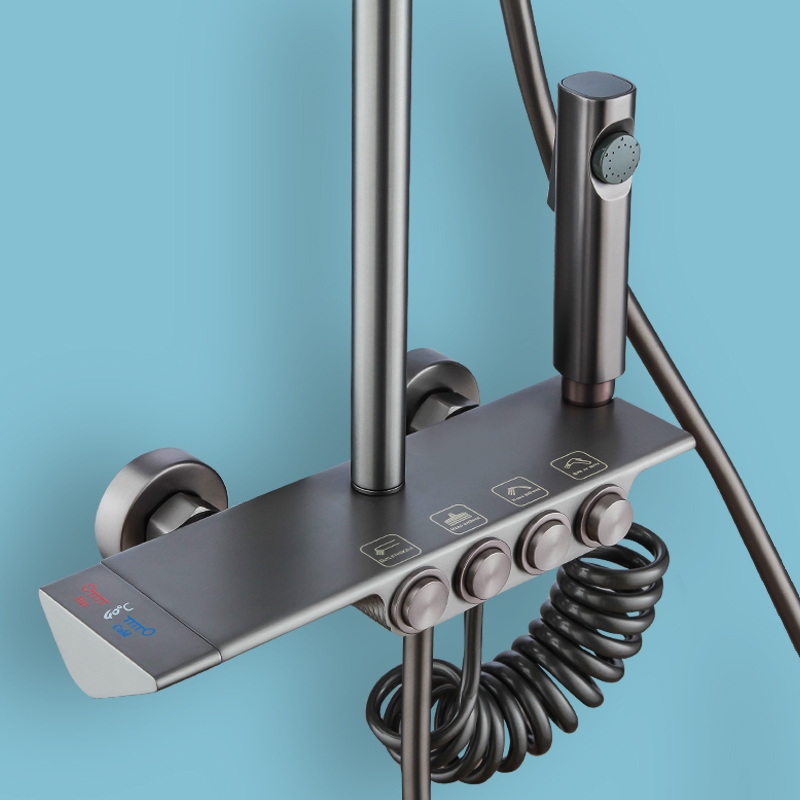 Sen cây điều chỉnh nhiệt độ màu ghi xám cao cấp GRÜNDER GR-SN960K