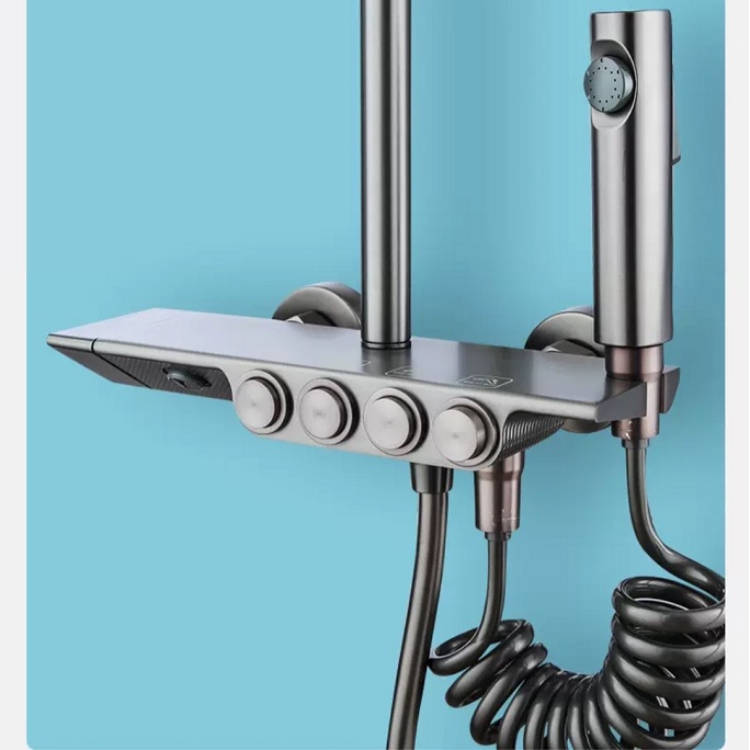 Sen cây điều chỉnh nhiệt độ màu ghi xám cao cấp GRÜNDER GR-SN960K