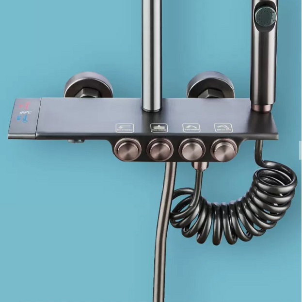 Sen cây điều chỉnh nhiệt độ màu ghi xám cao cấp GRÜNDER GR-SN960K