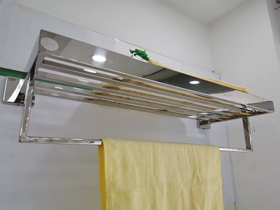 Giàn treo khăn phòng tắm inox 304 FX-7800