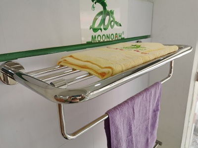 Giàn treo khăn phòng tắm inox 304 FX-7600