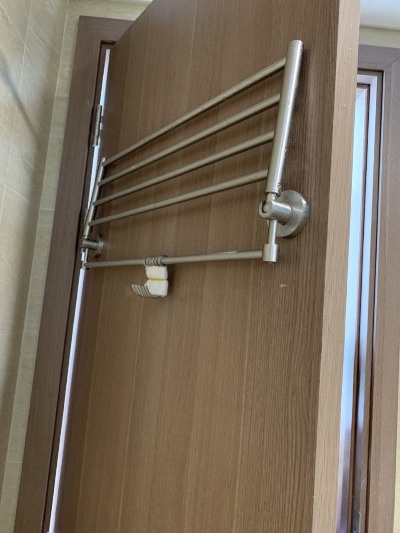 Vắt khăn giàn inox 304 thông minh gập xoay 90 độ MN-81002