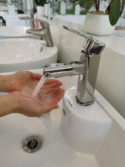 Vòi lavabo nóng lạnh  inox 304 FX-538V