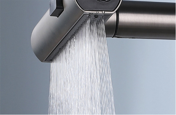 Vòi bếp loa thác hiện đại 4 chế độ xả nước mới nhất hiện nay