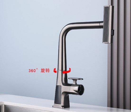 Vòi bếp loa thác hiện đại 4 chế độ xả nước mới nhất hiện nay