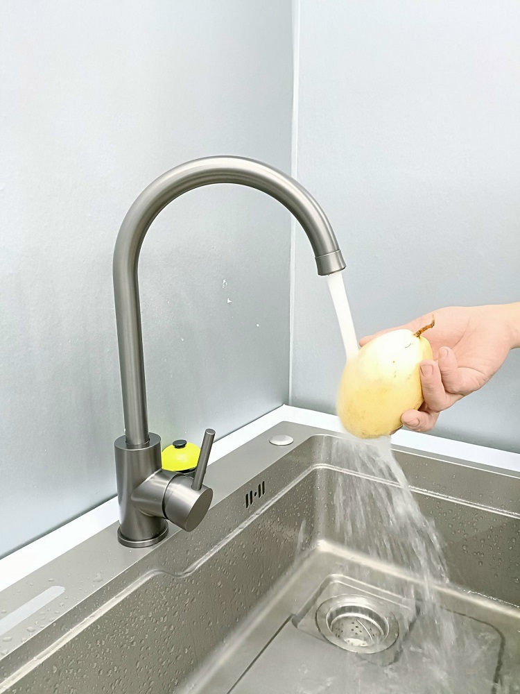 Vòi chậu rửa bát nóng lạnh GRÜNDER GR-635-1K