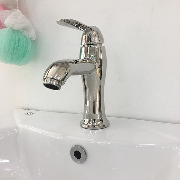 Vòi lavabo inox bóng MN-668G