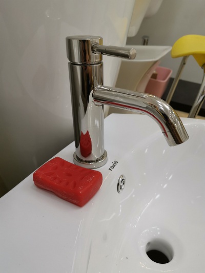 Vòi lavabo nóng lạnh inox 304 Bóng gương FX-523V