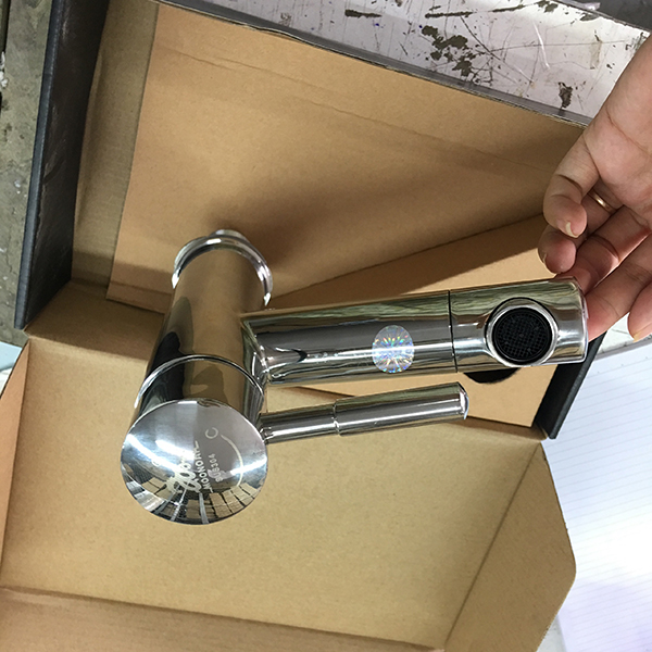 Vòi lavabo inox bóng MN-G510A