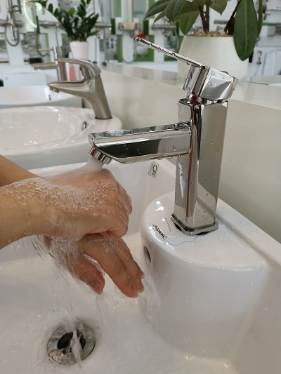 Vòi lavabo nóng lạnh  inox 304 FX-538V