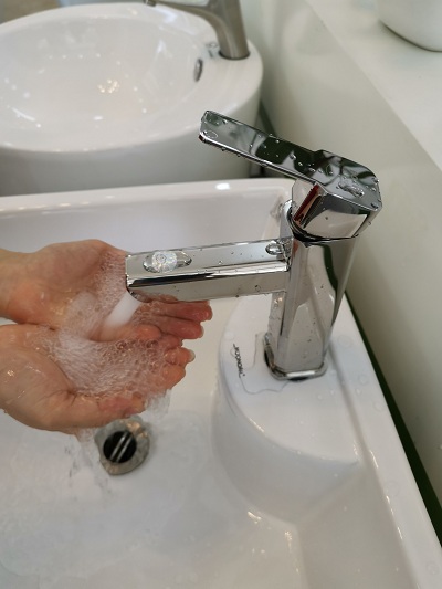 Vòi lavabo nóng lạnh  inox 304 FX-538V