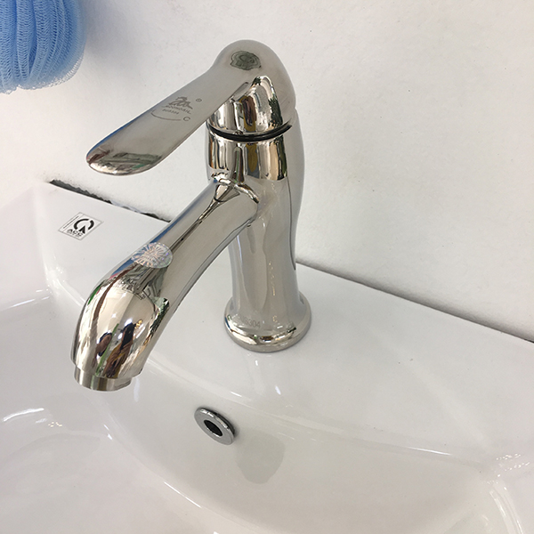 Vòi lavabo inox bóng MN-668G