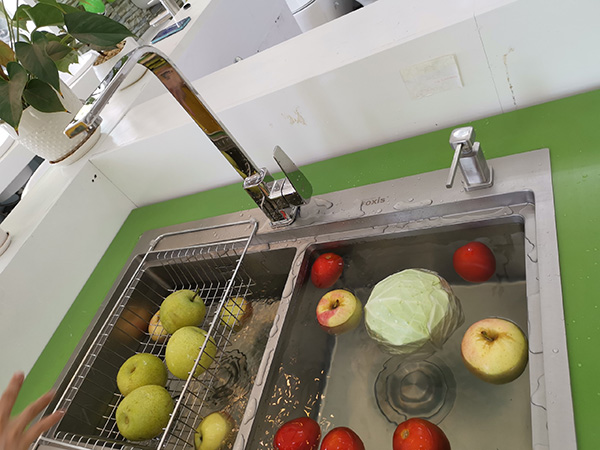 Vòi chậu rửa chén nóng lạnh FX-621C