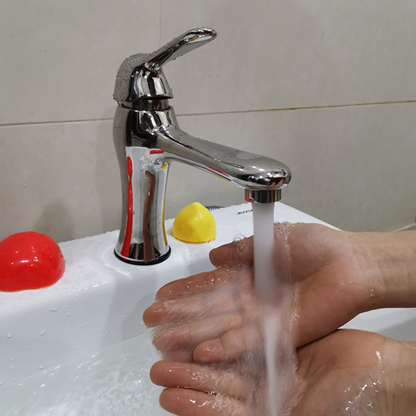 Vòi lavabo nóng lạnh inox 304 FX-528V