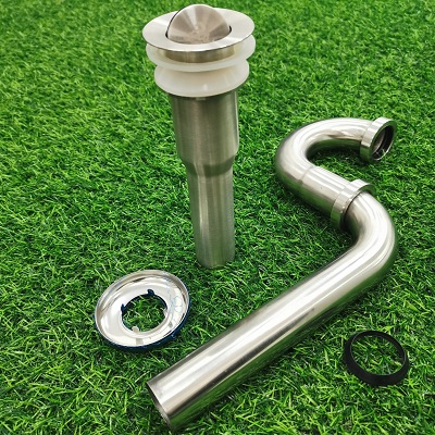 Bộ xiphong lật inox 304 cao cấp cho chậu lavabo