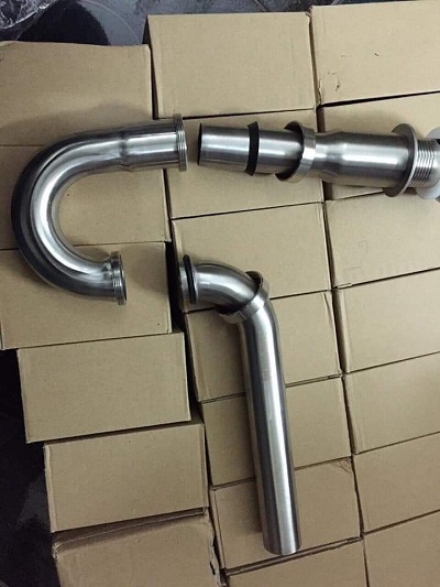 Bộ xiphong lật inox 304 cao cấp cho chậu lavabo