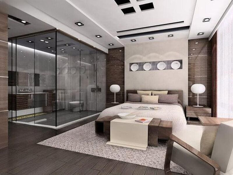 Có nên xây nhà vệ sinh trong phòng ngủ không? Ưu nhược điểm