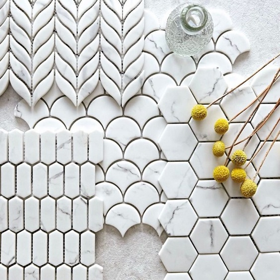 Gạch mosaic phù hợp với nhiều không gian nội thất