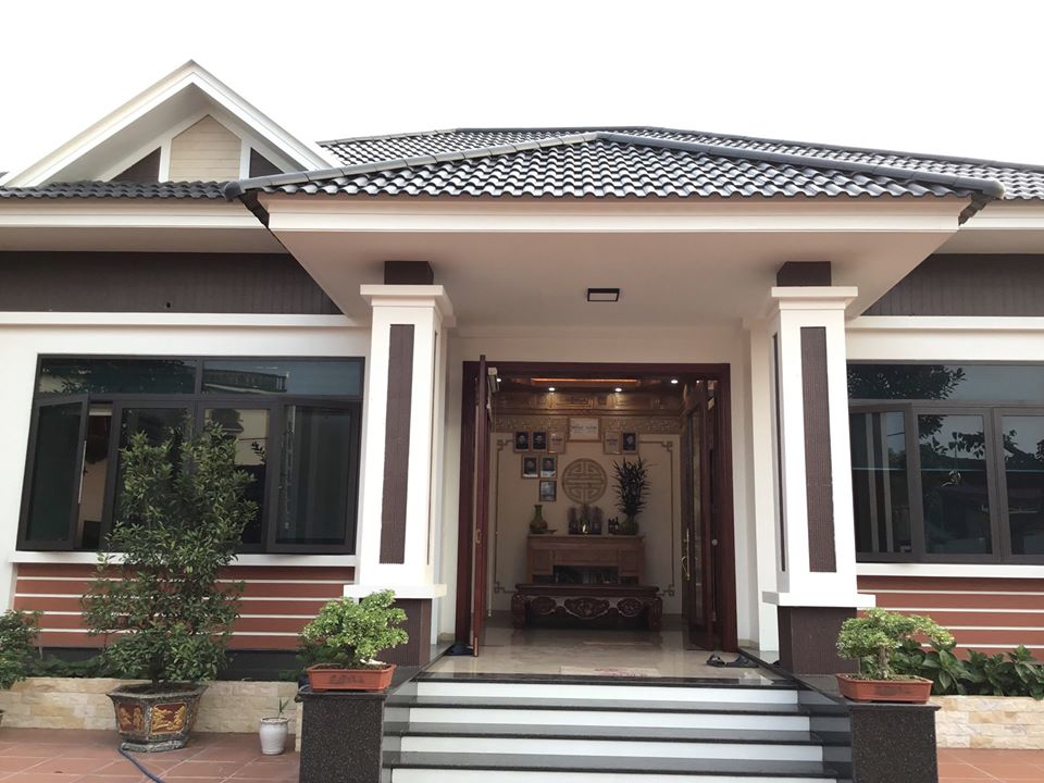 Mẫu nhà vườn mái Nhật hiện đại, độc đáo