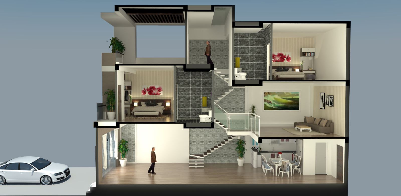 Ưu nhược điểm của nhà kiến trúc lệch tầng