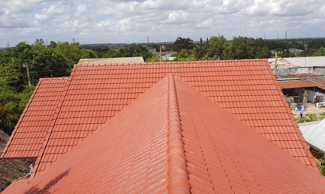 Vật liệu lợp phản xạ tốt cho mái nhà vùng khí hậu nóng ẩm