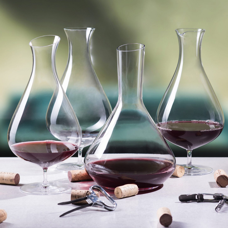 Bộ sưu tập bình decanter pha lê Châu Âu chuẩn sommelier