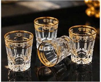 Bộ ly shot pha lê dùng cho rượu mạnh dung tích nhỏ