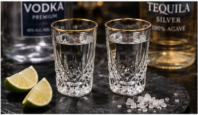 Ly shot 35ml dùng phục vụ Vodka và Tequila theo khẩu phần shot