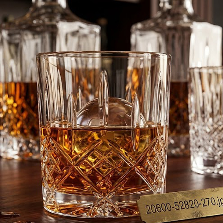 Ly whisky Bohemia pha lê Tiệp Khắc cao cấp