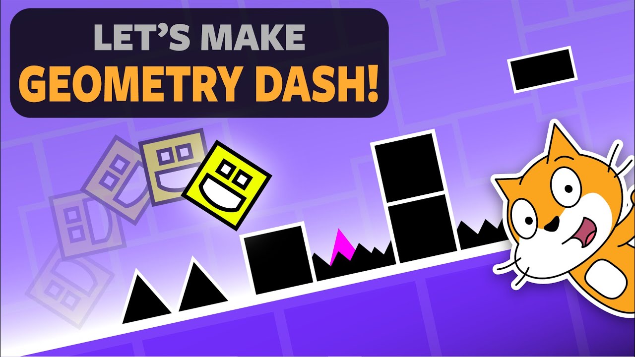 Hướng dẫn chi tiết cách làm game Geometry Dash trên Scratch